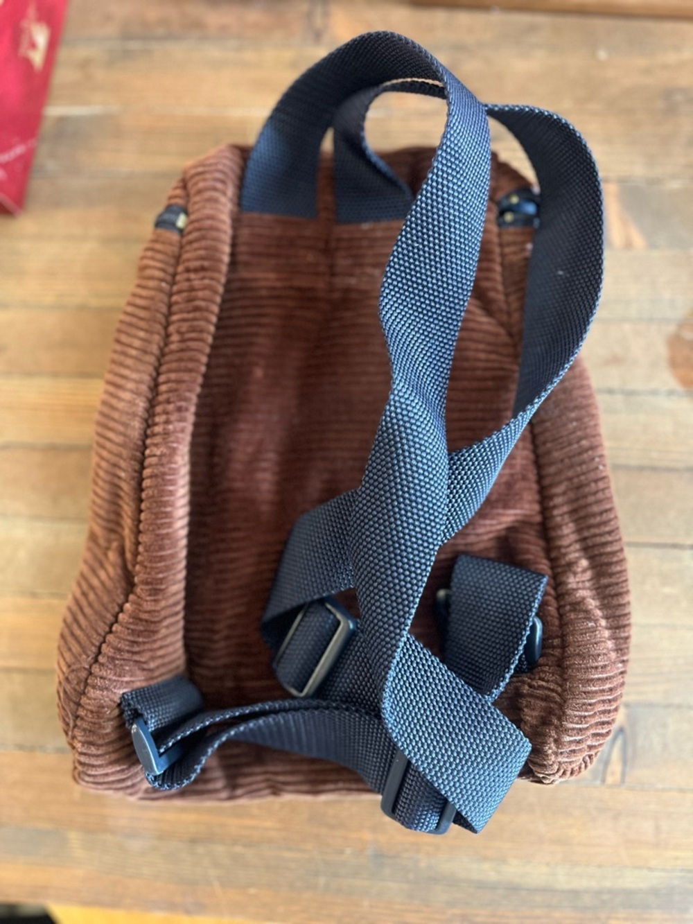 Vintage Disney Winnie the Pooh Corduroy Mini Backpack - Picture 2 of 5